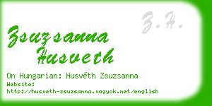 zsuzsanna husveth business card